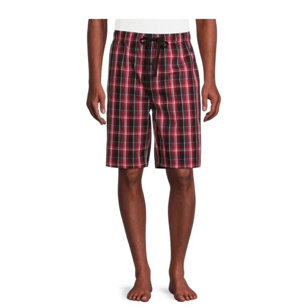 Hanes Men's and Big Men's Woven Stretch Sleep Jam Shorts, 2-Pack 2XL NWOT - Picture 3 of 9